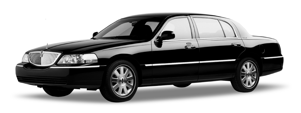 Luxury black Mercedes-Benz S-Class sedan