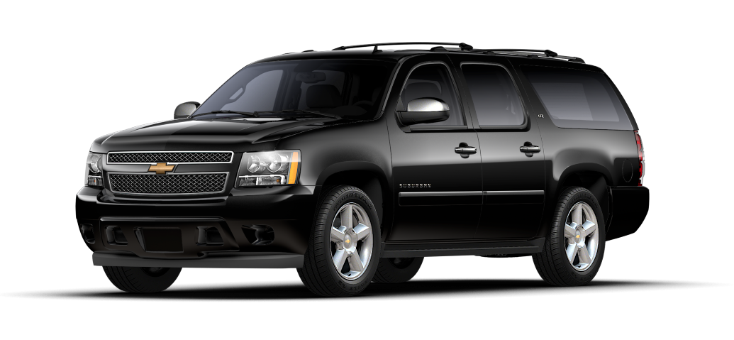 Black Chevrolet Suburban luxury SUV
